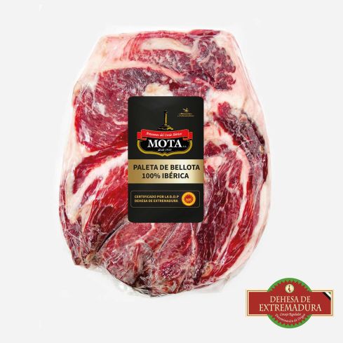 Paleta de bellota 100% ibérica D.O. Deshuesada