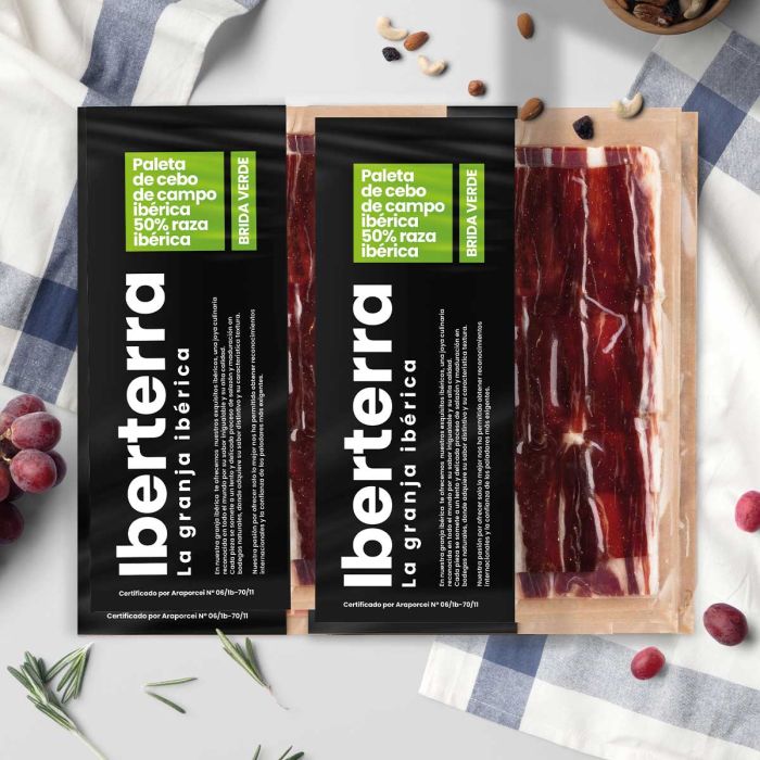 Paleta de cebo de campo ibérica En Oferta. Loncheado A Cuchillo Gratis