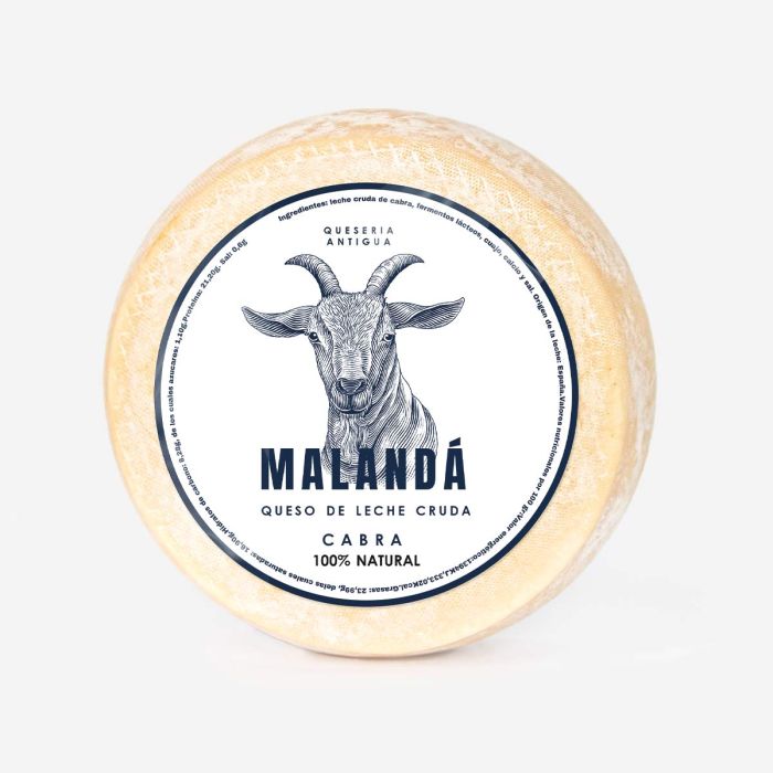 Queso de cabra de leche cruda Malandá