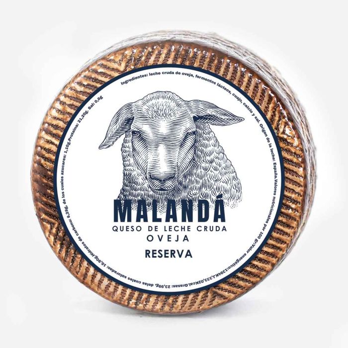 Queso de oveja leche cruda Malandá Reserva